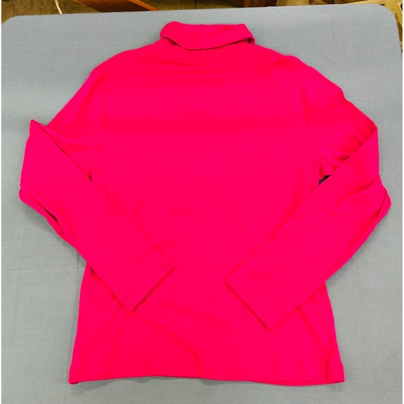 Jones New York Sport Womens XL Festival Fuchsia Pink Turtleneck Top NWT - Picture 6 of 6